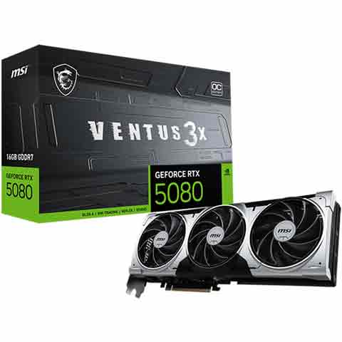 MSI RTX 5080 16G VENTUS 3X OC PLUS