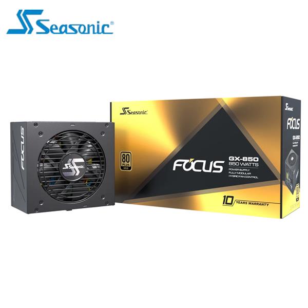 海韻Seasonic FOCUS GX-850W 金牌全模組 電源供應器