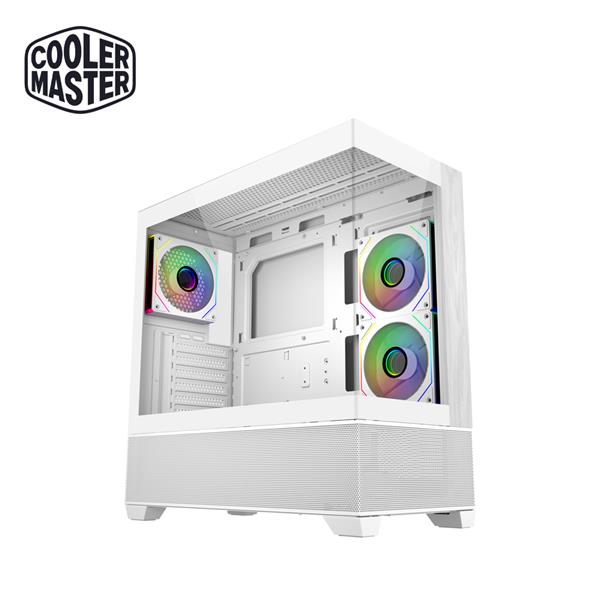 酷碼Cooler Master Elite 690 (白色) 電腦機殼/全景鋼化玻璃