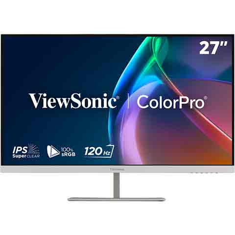 ViewSonic 優派 VP2766-2K-W 27" 顯示器-白