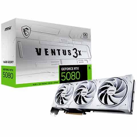 MSI RTX 5080 16G VENTUS 3X OC WHITE