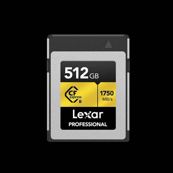 Lexar 雷克沙 Professional CFexpress Type B Gold Series 512G記憶卡