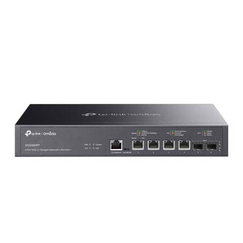 TP-LINK Omada 6 埠 10GE L2+ 管理型交換器 (含 4 埠 PoE++) ( SX3206HPP(UN) Ver:1.2 )