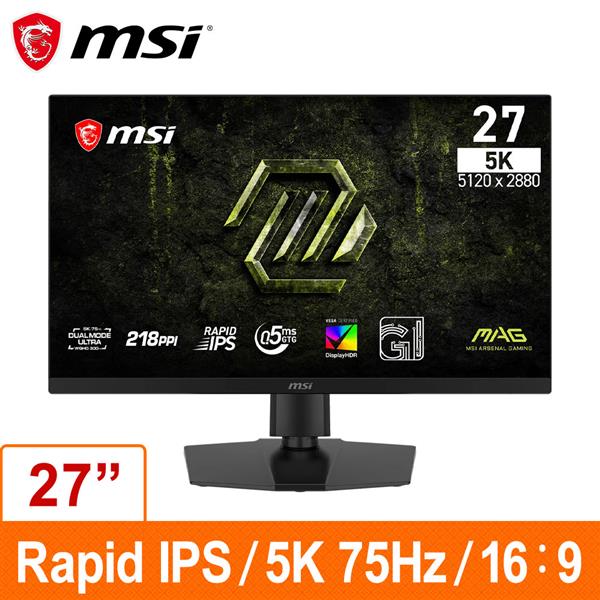微星MSI MAG 271KPD7 (26.9吋 電競顯示器)