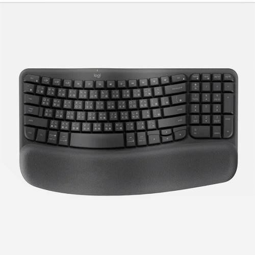 羅技商用 Wave Keys 人體工學鍵盤 B2B-石墨灰