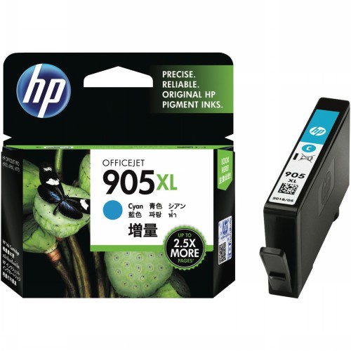 HP 905XL 高容量青藍色墨水匣