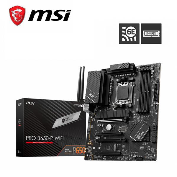 微星MSI PRO B650-P WIFI AMD主機板