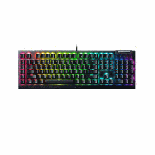 Razer 黑寡婦蜘幻彩版鍵盤 V4X--綠軸