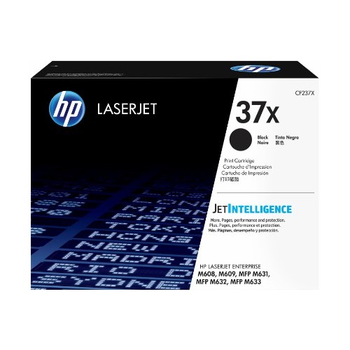 HP 37X 高容量黑色碳粉匣