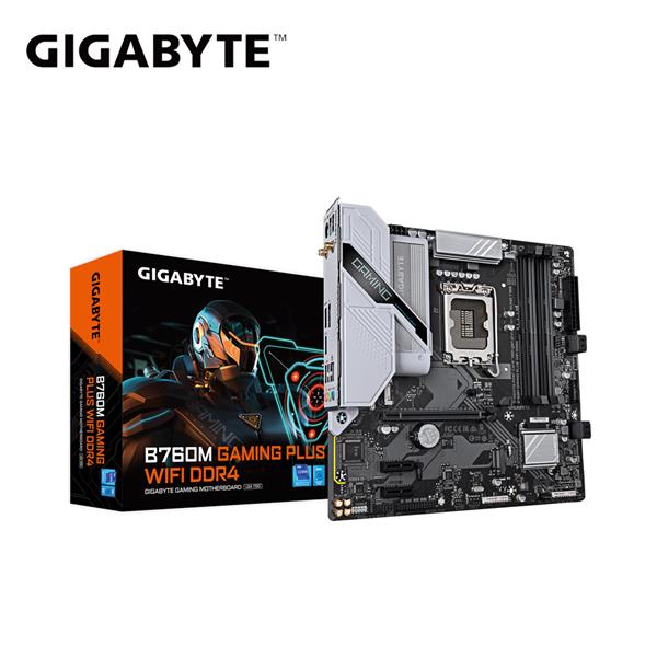 技嘉GIGABYTE B760M GAMING PLUS WIFI DDR4 INTEL主機板