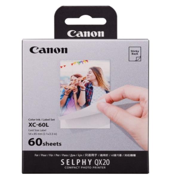 佳能CANON XC-60L彩色墨盒相片貼紙組