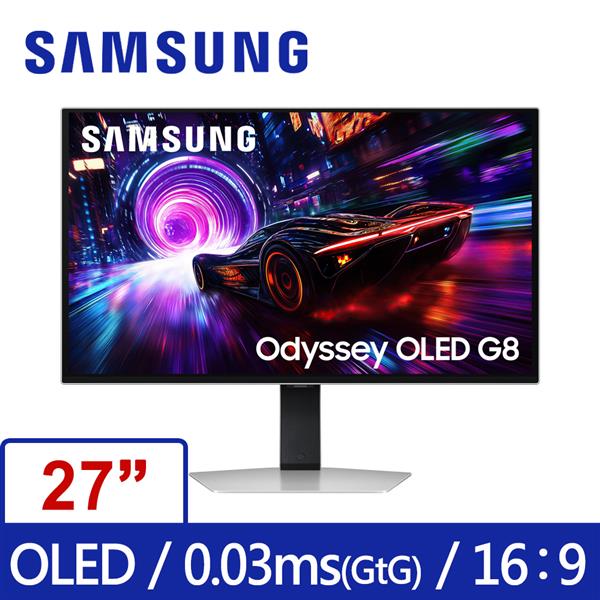 三星SAMSUNG S27FG812SC Odyssey G8 4K 240Hz 0.03ms OLED電競螢幕