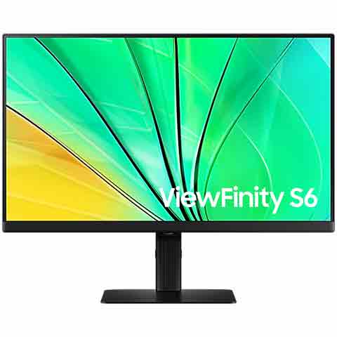 Samsung 24吋 ViewFinity S6(S60D) IPS 高解析度平面顯示器 ( LS24D606EACXZW )