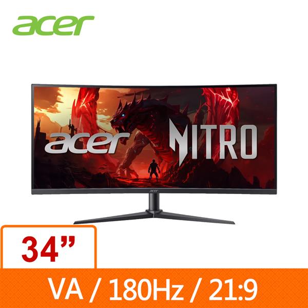 宏碁Acer XZ340CKR P 34型 4K曲面電競螢幕
