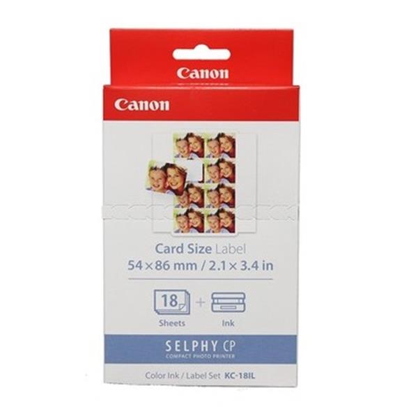 佳能CANON 8格貼紙18張含墨盒KC-18IL