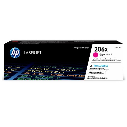 HP 206X 洋紅色碳粉匣高印量