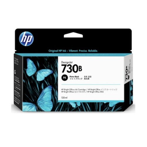 HP 730B 亮光黑色墨水匣130ml