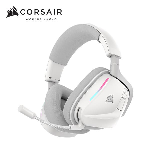 海盜船Corsair VOID WIRELESS V2 天行者 無線電競耳機麥克風【白】