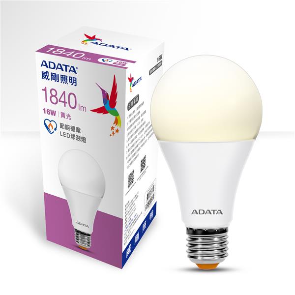 威剛照明 16W LED球泡燈-黃光