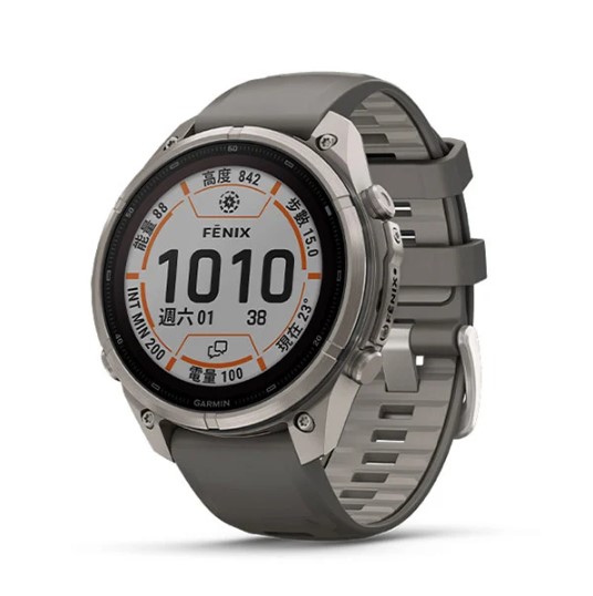 Fenix9Pro–inReach,Solar,47mm Sola智慧手錶-鵝卵石灰