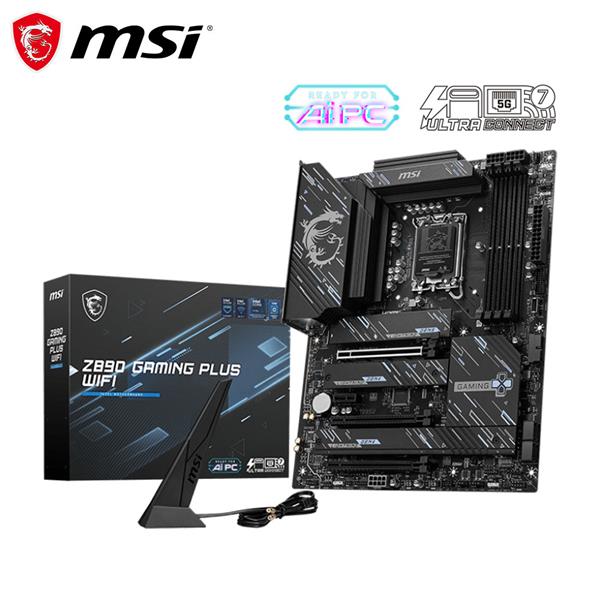 微星MSI Z890 GAMING PLUS WIFI INTEL 主機板