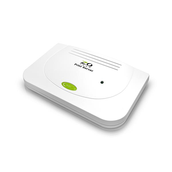 ZO TECH PA301三埠印表伺服器(綠色)