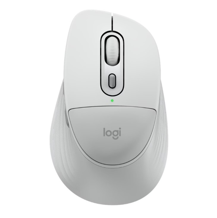 羅技 M850 L 多工舒適無線滑鼠(珍珠白)大手版