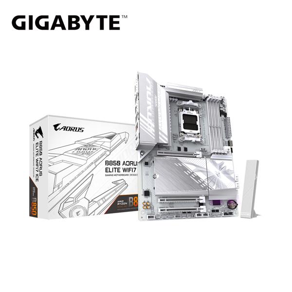 技嘉GIGABYTE B850 A ELITE WF7 ICE AMD主機板