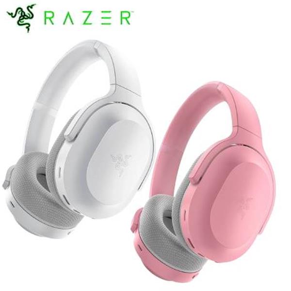 雷蛇Razer Barracuda Quartz 梭魚(粉晶)無線電競耳機麥克風