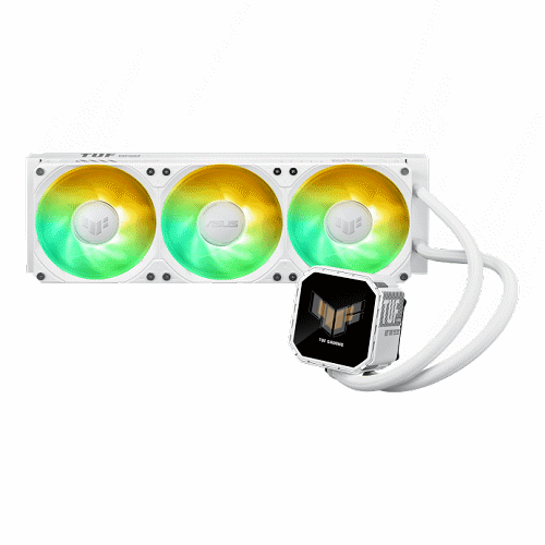 TUF Gaming LC III 360 ARGB LCD 軍戎白