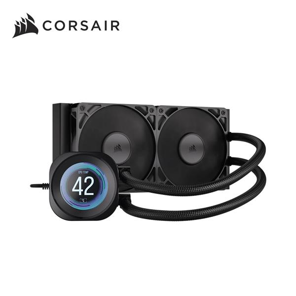 海盜船CORSAIR NAUTILUS 240 2.1吋 LCD CPU水冷散熱器【黑】