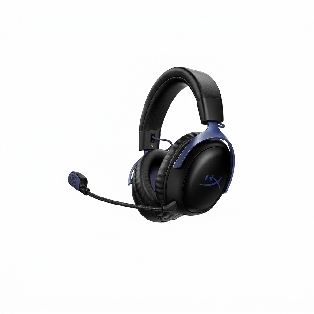 HYPERX CLOUD III S WIRELESS BLACK-BLUE GAMING HEADSET