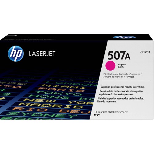 HP 507A 洋紅色碳粉匣