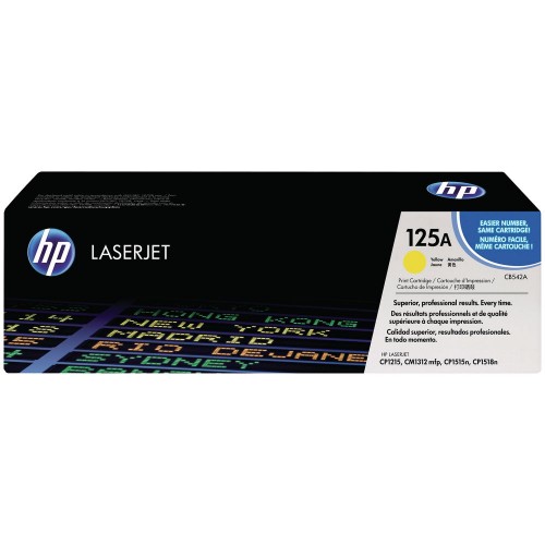 HP 125A 黃色碳粉匣
