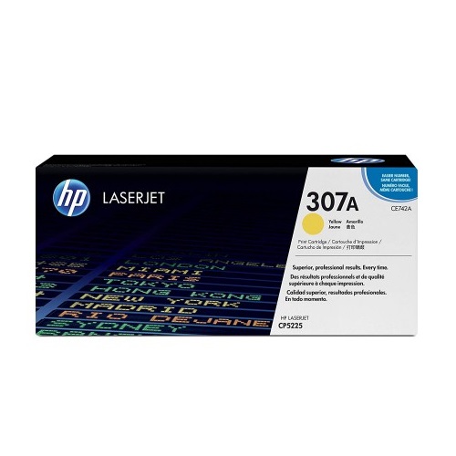 HP 307A 黃色碳粉匣