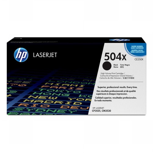 HP 504X 黑色碳粉匣