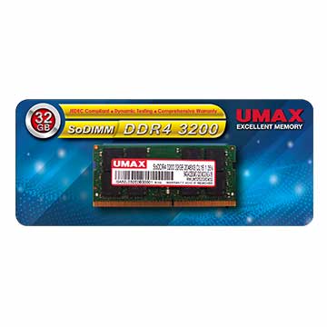UMAX SO-Dimm DDR4 3200 32GB 2048X8