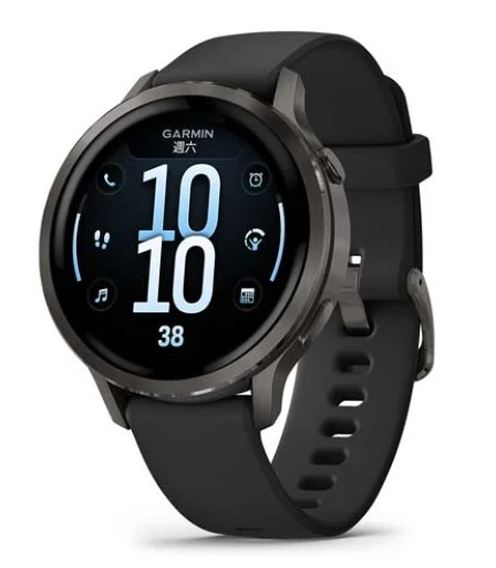 Venu 4(41mm),GPS,Wi-Fi,Black w/Slate 極致黑TWN