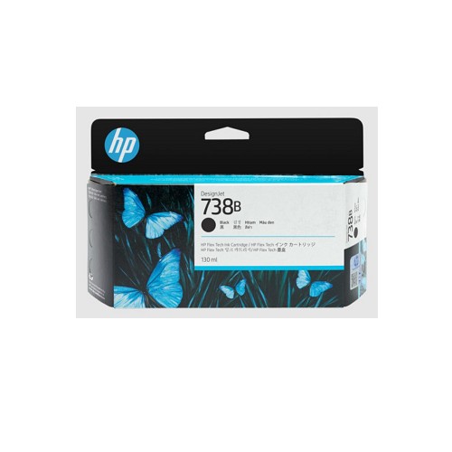 HP 738B 黑色墨水匣(130 毫升)