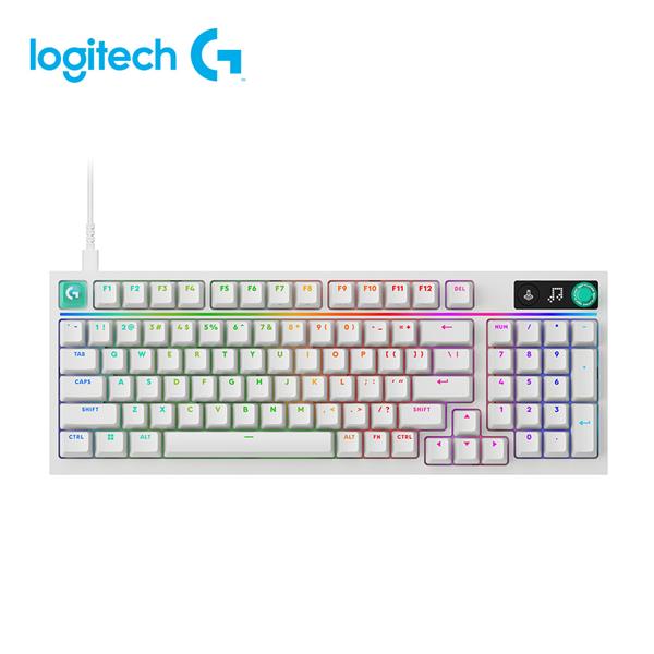 羅技 G316 X(白)線性軸98 8K有線機械電競鍵盤