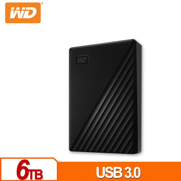 WD My Passport 6TB(黑) 2.5吋行動硬碟