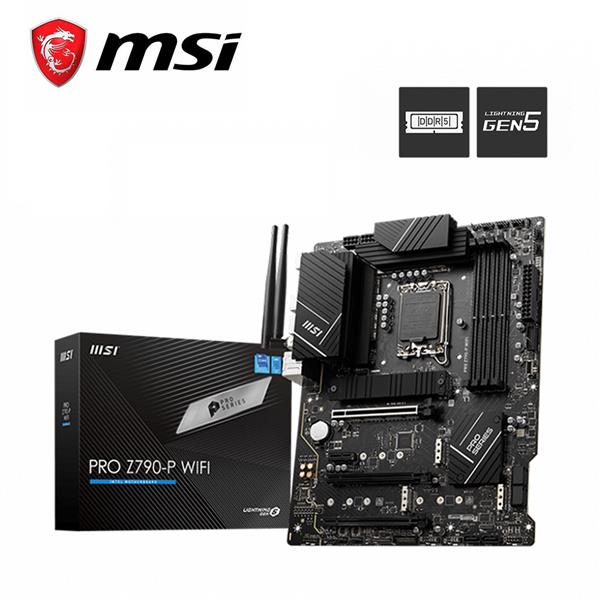 微星MSI PRO Z790-P WIFI INTEL主機板