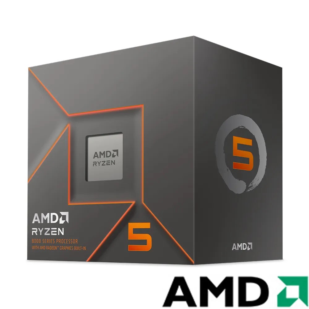 AMD Ryzen 5-8400F 4.2GHz 6核心 中央處理器 ( 100-100001591BOX )