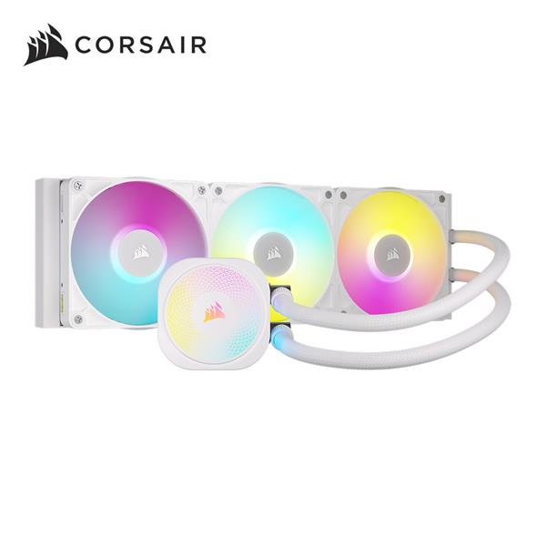 海盜船CORSAIR iCUE LINK TITAN 360 RGB CPU水冷散熱器【白】