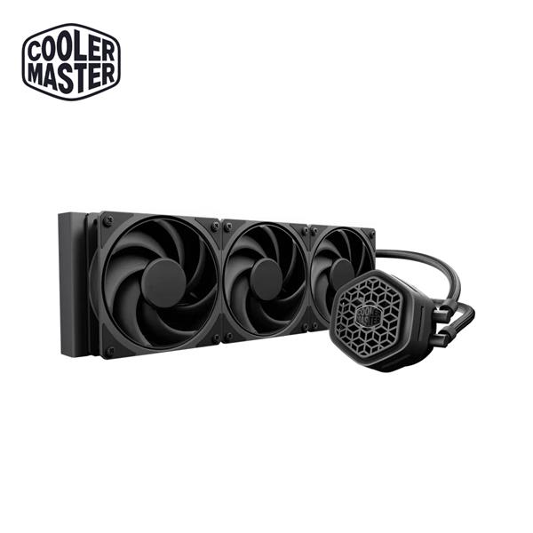 酷碼Cooler Master ML 360 Atmos II Stealth 水冷散熱器/黑色/超薄幫浦/模組化冷頭蓋