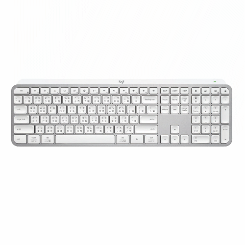 羅技 MX KEYS S 無線智能鍵盤-珍珠白