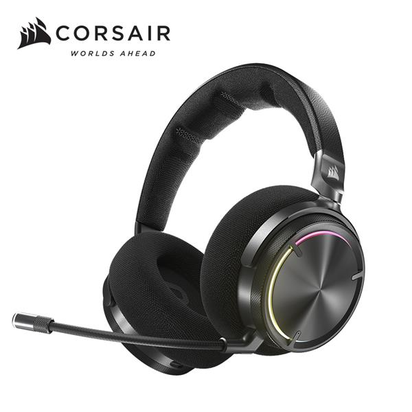 海盜船Corsair VIRTUOSO MAX WIRELESS 鑑賞家 無線電競耳機麥克風【碳黑】