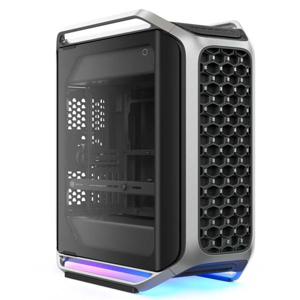 酷碼Cooler Master Cosmos ALPHA 電腦機殼/曲面強化玻璃側板/內含20cm風扇*2+12cm風扇