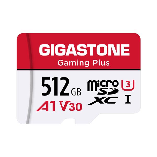 GIGASTONE Gaming Plus microSDXC UHS-Ⅰ U3 A1V30 512GB遊戲專用記憶卡