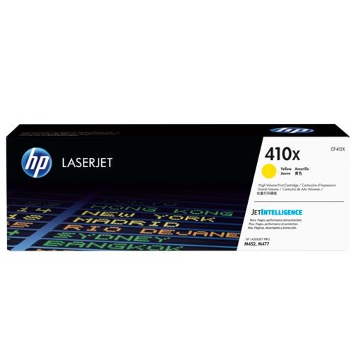 HP 410X 高容量黃色碳粉匣